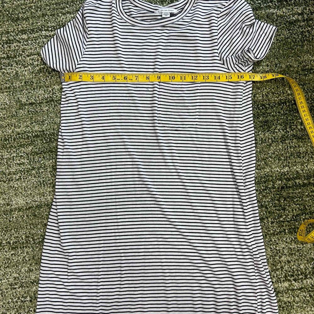 American Eagle striped knit tee shirt dress - Picture 3 of 5